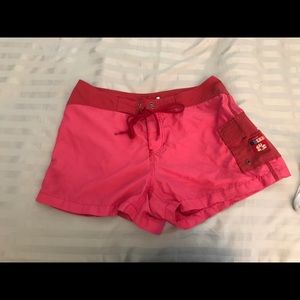 Pink board shorts